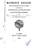 Oeuvres complètes de Mathurin Régnier