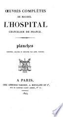 Oeuvres complètes de Michel L'Hospital, chancelier de France