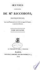 Oeuvres complètes de Mme. Riccoboni