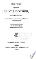 Oeuvres complètes de Mme. Riccoboni