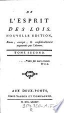 Oeuvres complètes de Monsieur de Montesquieu