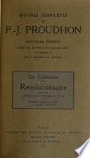 Oeuvres completes de P'.J. Proudhon