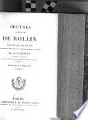 Oeuvres complètes de Rollin