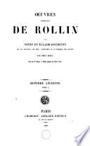 Oeuvres complètes de Rollin