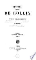 Oeuvres complètes de Rollin