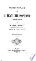 Oeuvres complètes de S. Jean Chrysostome