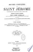 Oeuvres complètes de S. Jérôme