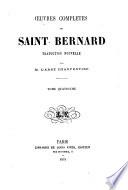 Oeuvres complètes de saint Bernard
