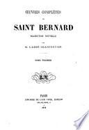 Oeuvres complètes de saint Bernard