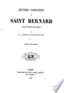 Oeuvres complètes de saint Bernard