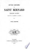 Oeuvres complètes de Saint Bernard
