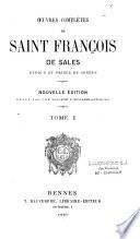 Oeuvres complètes de Saint François de Sales, évèque et prince de Genève: Sermons