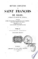 Oeuvres complètes de Saint François de Sales