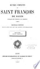 Oeuvres complètes de saint François de Sales,...