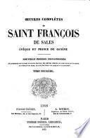 Oeuvres complètes de Saint François de Sales