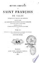 Oeuvres complètes de Saint François de Sales