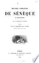 Oeuvres complètes de Sénèque le philosophe