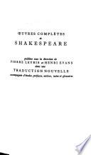 Oeuvres complètes de Shakespeare