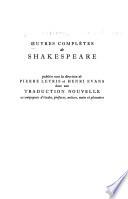 Oeuvres complètes de Shakespeare: La nuit des rois