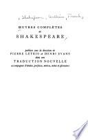 Oeuvres complètes de Shakespeare: Richard II