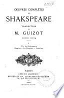 Oeuvres complètes de Shakspeare