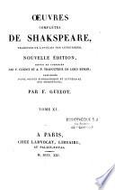 Oeuvres complètes de Shakspeare