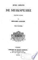 Oeuvres complètes de Shakspeare