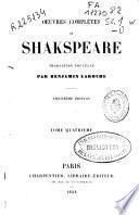 Oeuvres complètes de Shakspeare [sic]