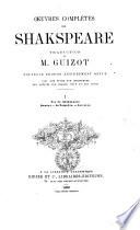 Oeuvres completes de Shakspeare traduction de M. Guizot