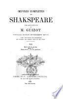 Oeuvres completes de Shakspeare traduction de M. Guizot