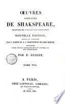Oeuvres complètes de Shakspeare, traduites de l'anglais par Letourneur. Tome 1. (-13.)