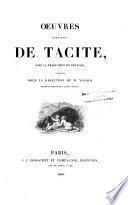 Oeuvres completes de Tacite avec la traduction en français publiées sous la direction de M. Nisard