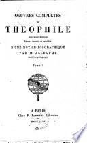 Oeuvres complètes de Théophile