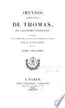 Oeuvres complètes de Thomas, de l'Académie française