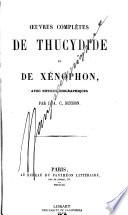 Oeuvres complètes de Thucydide et de Xénophon
