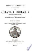 Oeuvres complètes de vicomte Chateaubriand