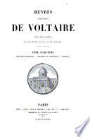 Oeuvres completes de Voltaire avec des notes et une notice sur la vie de Voltaire