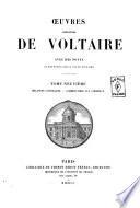 Oeuvres completes de Voltaire avec des notes et une notice sur la vie de Voltaire
