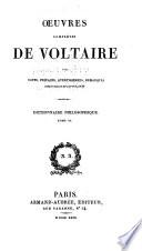 Oeuvres complètes de Voltaire, avec notes, préfaces, avertissemens, remarques historiques et littéraires ...