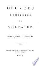 Oeuvres completes de Voltaire: Dictionnaire philosophique