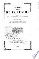 Oeuvres completes de Voltaire edition dediee aux amateurs de l'art typographique
