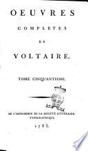 Oeuvres Completes de Voltaire