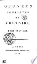 OEUVRES COMPLETES DE VOLTAIRE.