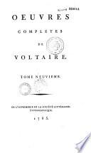 Oeuvres complètes de Voltaire...