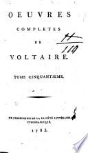 OEUVRES COMPLETES DE VOLTAIRE.
