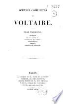 Oeuvres complètes de Voltaire