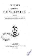 Oeuvres completes de Voltaire. Tome 1. -66.]