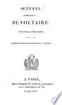 Oeuvres complètes de Voltaire. Tome premier (-soixantieme)