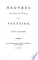 Oeuvres complètes de Voltaire. Tome premiere. [-