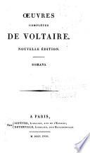 Oeuvres complètes de Voltaire: Zadig, ou La destinée. Histoire orientale